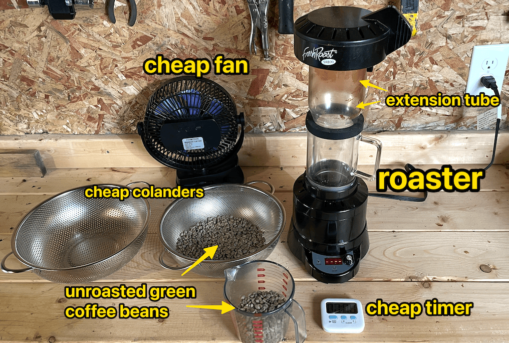 my home roasting equipment